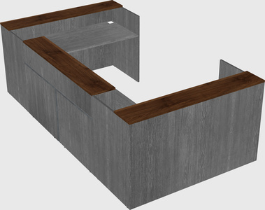 Reception desk u-shape