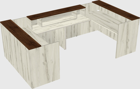 Reception desk u-shape