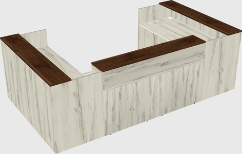 Reception desk u-shape
