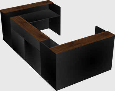 Reception desk u-shape