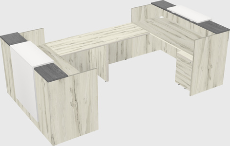 Reception desk u-shape