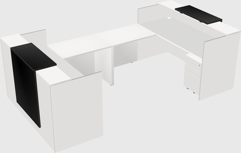 Reception desk u-shape