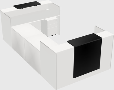 Reception desk u-shape