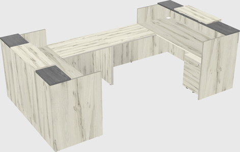 Reception desk u-shape