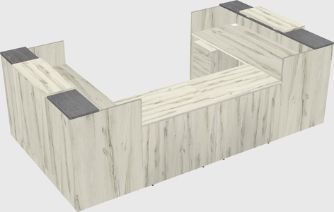 Reception desk u-shape