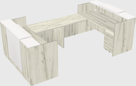 Reception desk u-shape