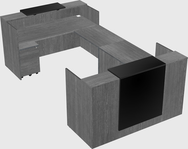 Reception desk u-shape