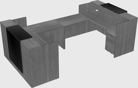 Reception desk u-shape