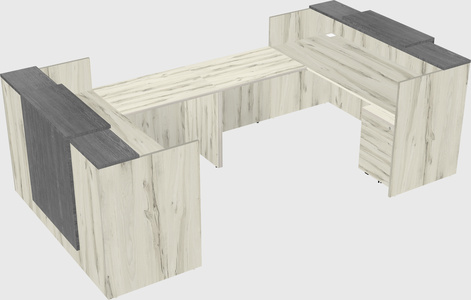 Reception desk u-shape
