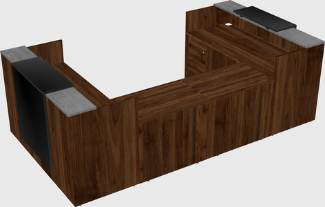 Reception desk u-shape