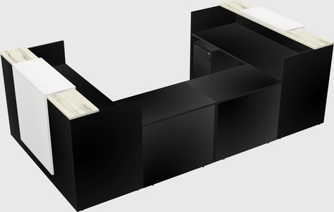 Reception desk u-shape