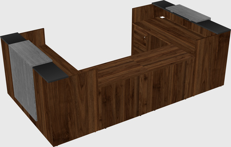 Reception desk u-shape