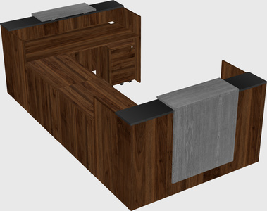Reception desk u-shape