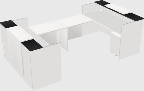 Reception desk u-shape