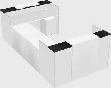 Reception desk u-shape