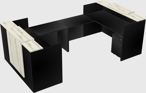 Reception desk u-shape