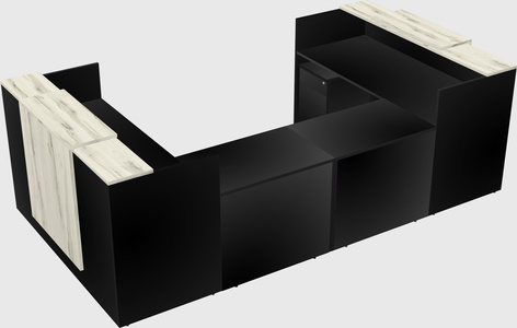Reception desk u-shape