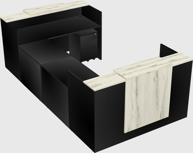 Reception desk u-shape