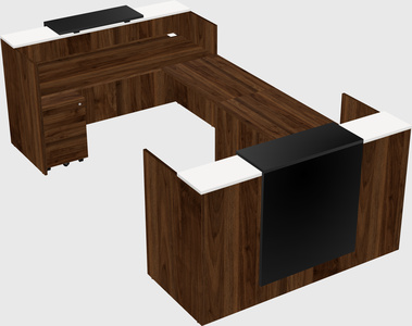 Reception desk u-shape