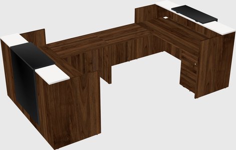 Reception desk u-shape