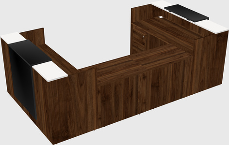Reception desk u-shape