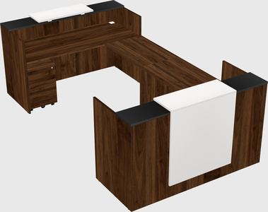Reception desk u-shape