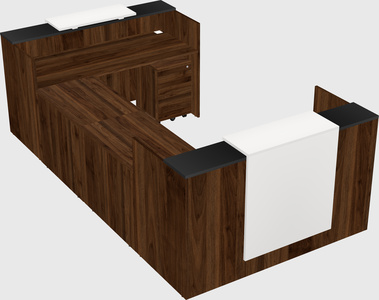 Reception desk u-shape