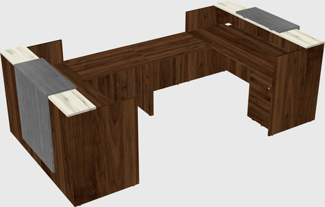 Reception desk u-shape
