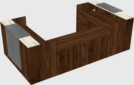 Reception desk u-shape