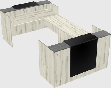 Reception desk u-shape