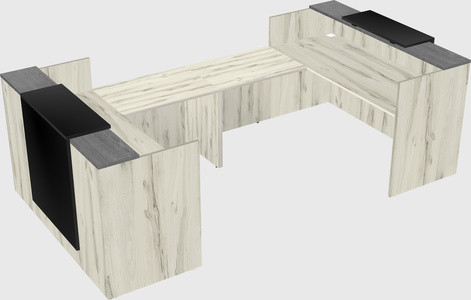 Reception desk u-shape