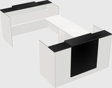 Reception desk u-shape