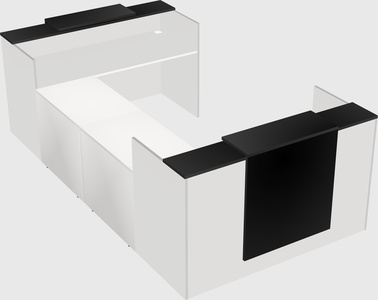 Reception desk u-shape