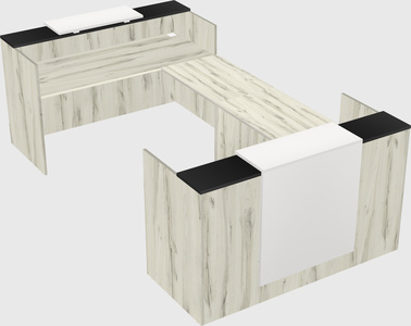 Reception desk u-shape