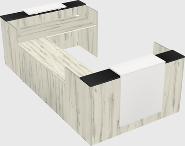 Reception desk u-shape