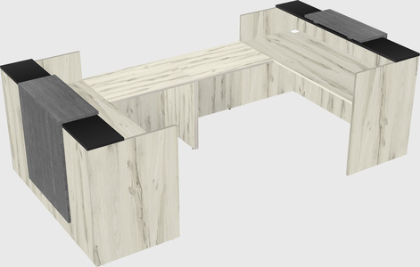 Reception desk u-shape