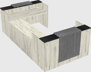 Reception desk u-shape