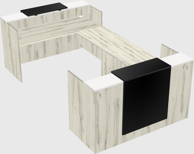 Reception desk u-shape