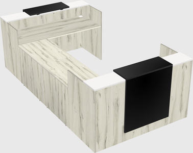 Reception desk u-shape