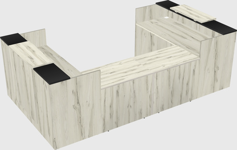 Reception desk u-shape