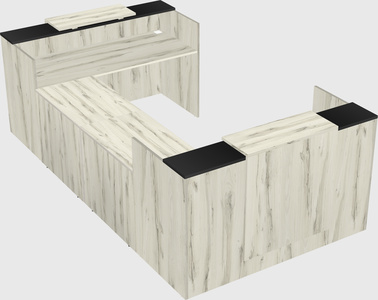 Reception desk u-shape