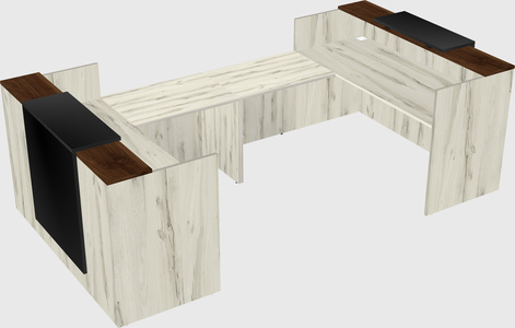 Reception desk u-shape