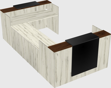 Reception desk u-shape