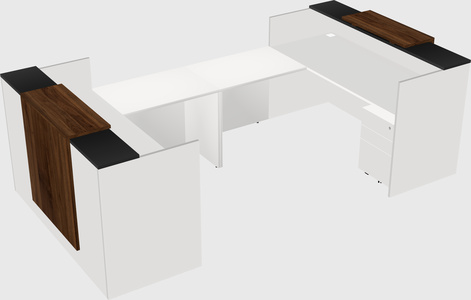 Reception desk u-shape