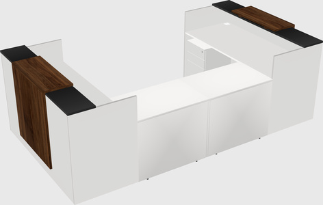 Reception desk u-shape