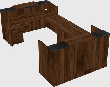 Reception desk u-shape