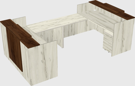 Reception desk u-shape