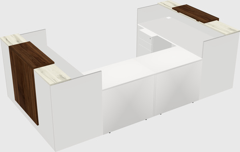 Reception desk u-shape