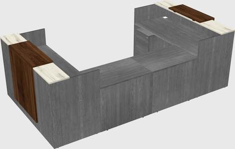 Reception desk u-shape