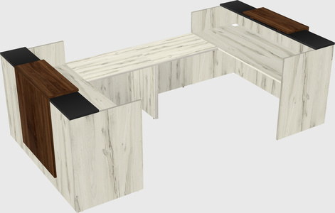 Reception desk u-shape